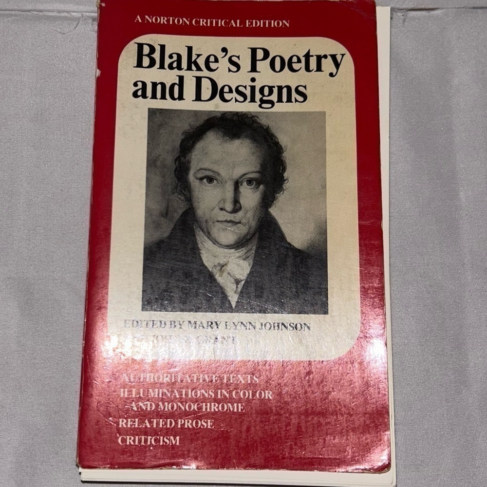 PaperBack: Blake’s Poetry and Designs (Norton Critical Edition) by William Blake